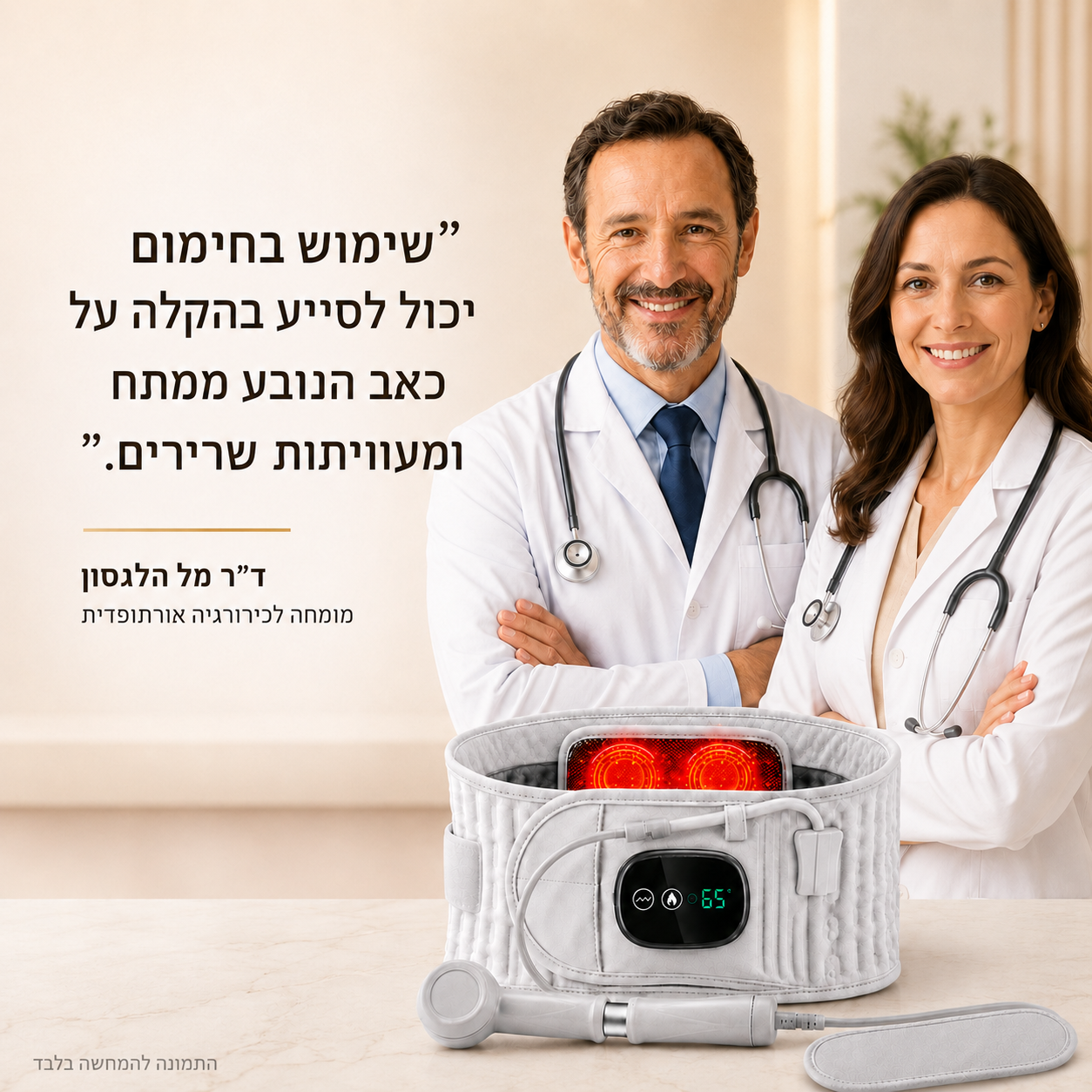 ™VirenCare – חגורת התמיכה החכמה לגב התחתון